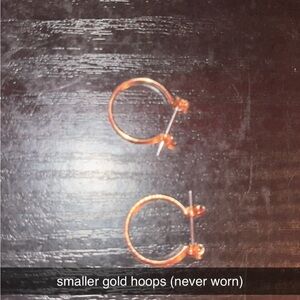 Gold Hoop Earrings